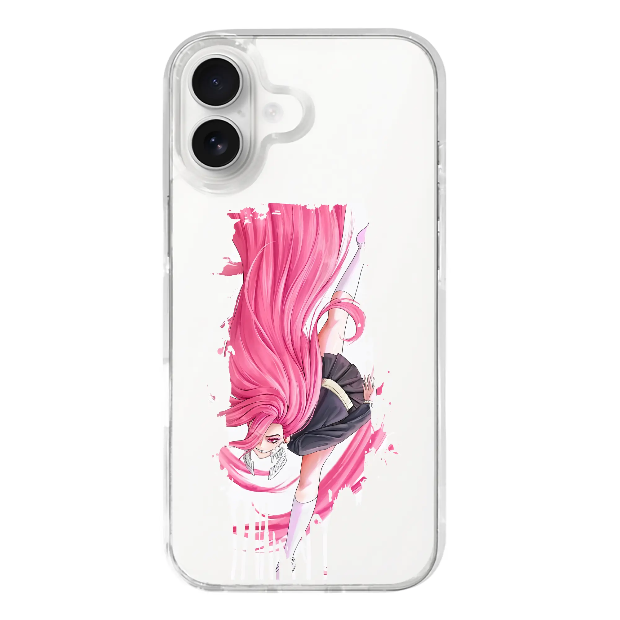 ダンダダン グッズ,白鳥愛羅 - iPhone 17シリーズ 透明スマホケース – 薄型・耐衝撃・精密フィット保護カバー